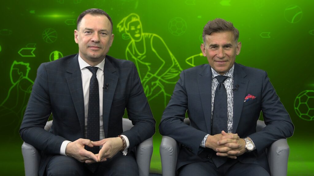 Piotr Borys i Robert Korzeniowski w studiu LCI  Igrzyska w Polsce To nie marzenie to plan