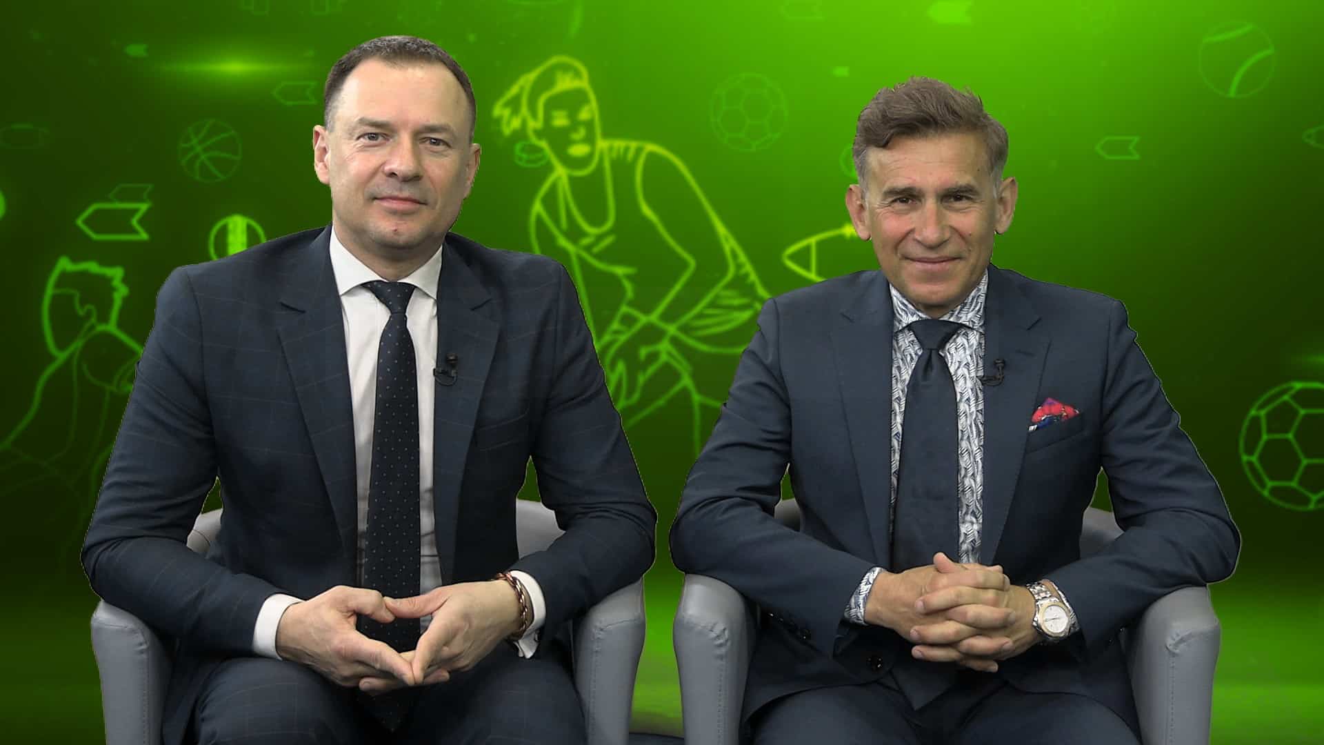 Piotr Borys i Robert Korzeniowski w studiu LCI Piotr Borys i Robert Korzeniowski w studiu LCI Igrzyska w Polsce To nie marzenie to plan