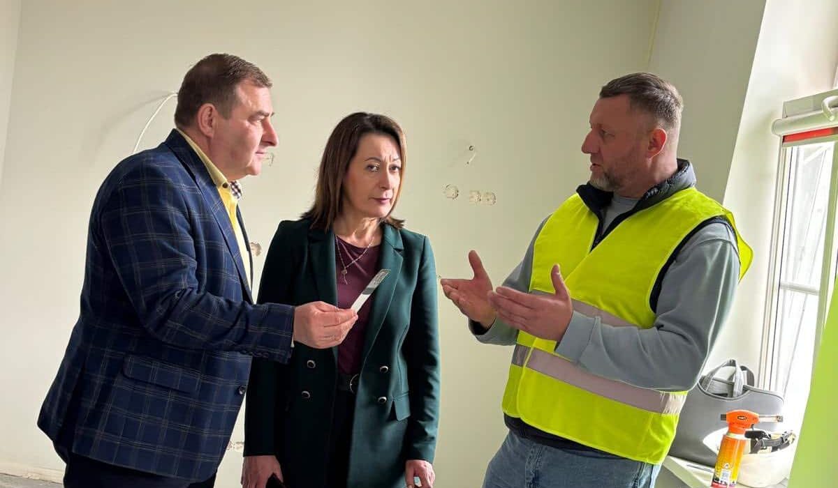  To robi duże wrażenie Środki z UE naprawdę pracują  podkreślił wicemarszałek Potęga  Szpital w Świebodzinie w wielkiej przebudowie