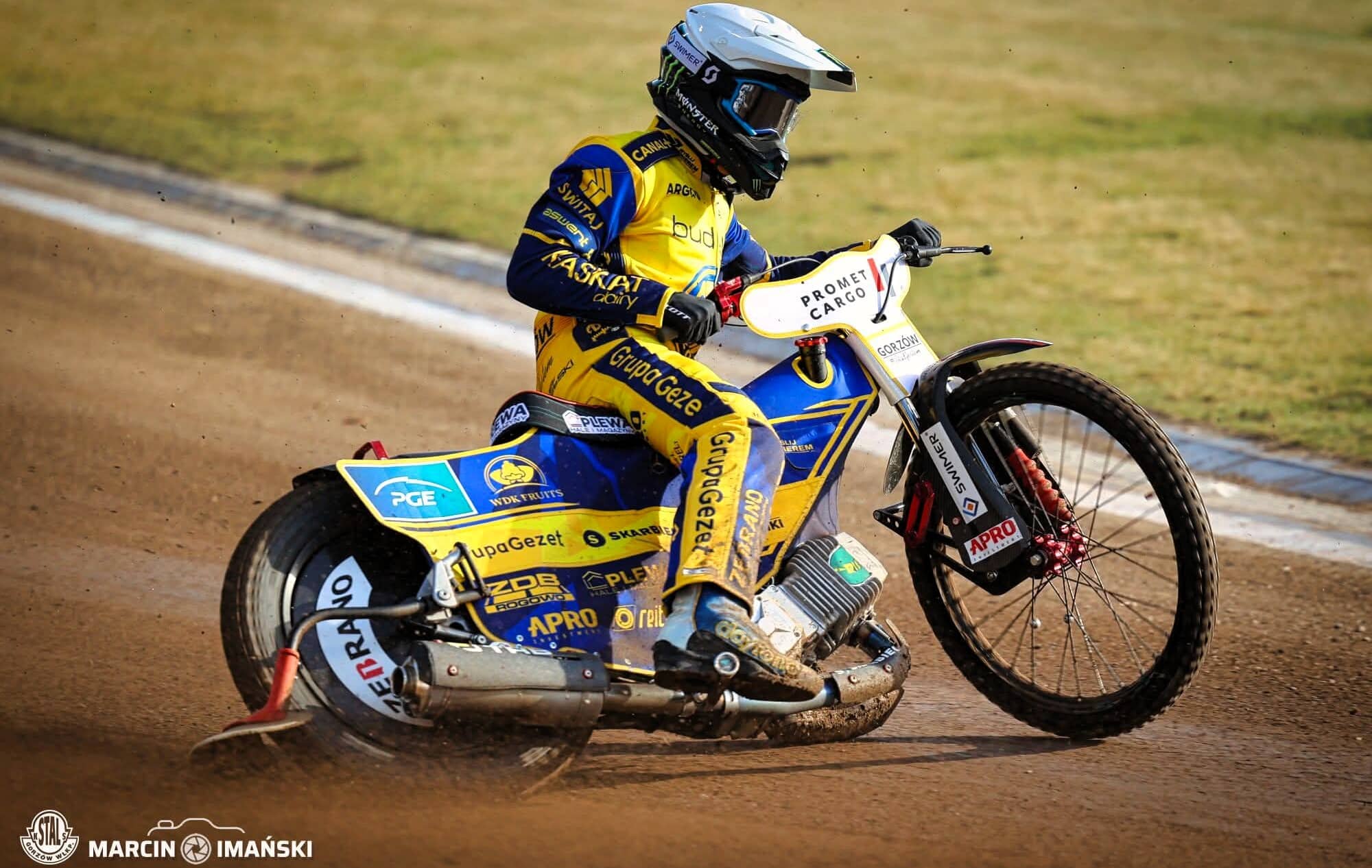 Żużlowiec na motocyklu  Trudny mecz przed Stalą Do Gorzowa przyjedzie Sparta