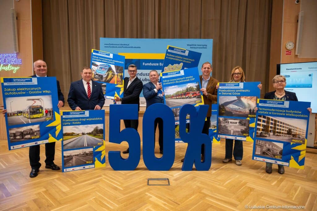 Konferencja prasowa dotycząca wydatkowanie Funduszy Europejskich dla lubuskiego 2021-2027 To my najlepiej wiemy czego potrzebują mieszkańcy