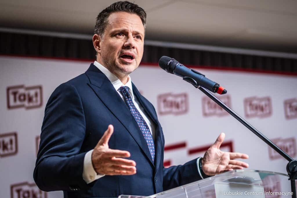 Rafał Trzaskowski w Zielonej Górze Fot Karol Kolba Lubuskie Centrum Informacyjne Trzaskowski i gen Różański w Zielonej Górze Kto odpowiada za bezpieczeństwo naszych miast