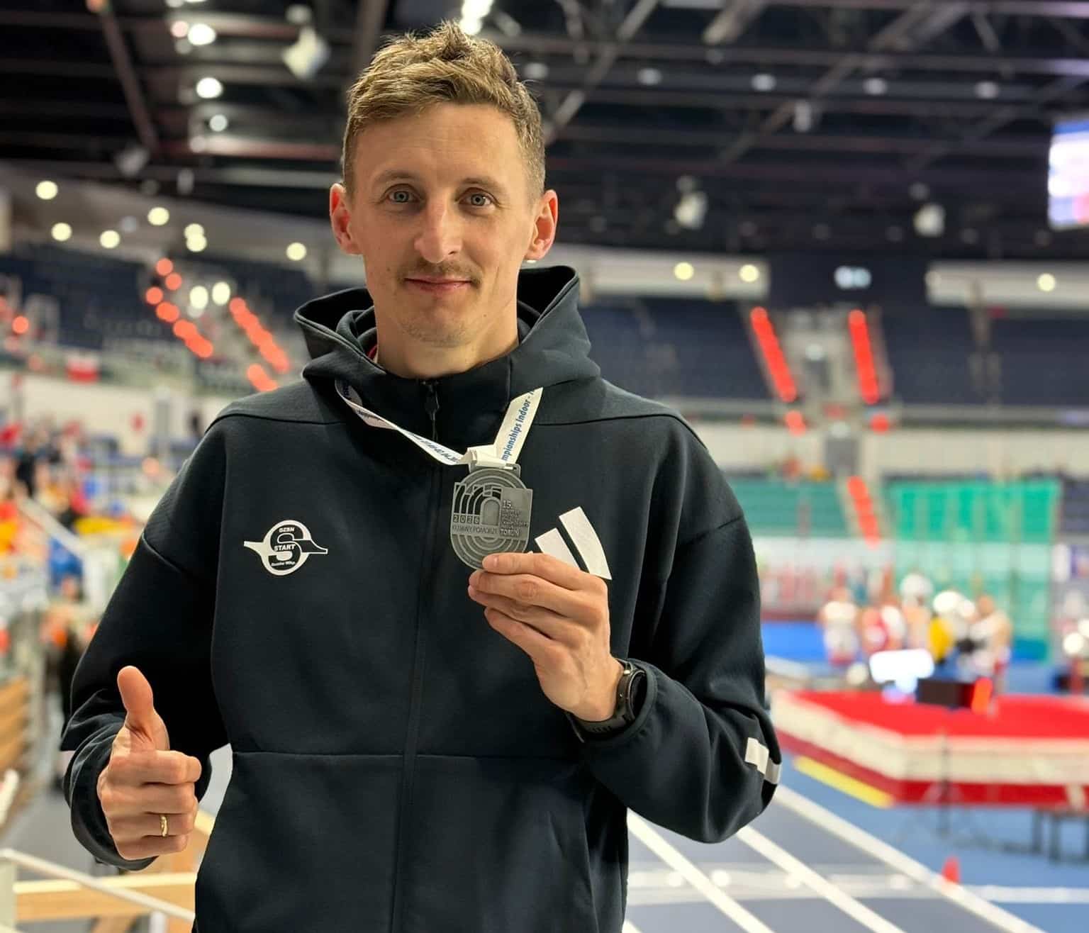 Maciej Lepiato ze Startu Gorzów halowym wicemistrzem Europy w skoku wzwyż fot. Facebook/Start Gorzów Maciej Lepiato ze Startu Gorzów halowym wicemistrzem Europy w skoku wzwyż fot FacebookStart Gorzów Lepiato ze srebrem mistrzostw Europy masters