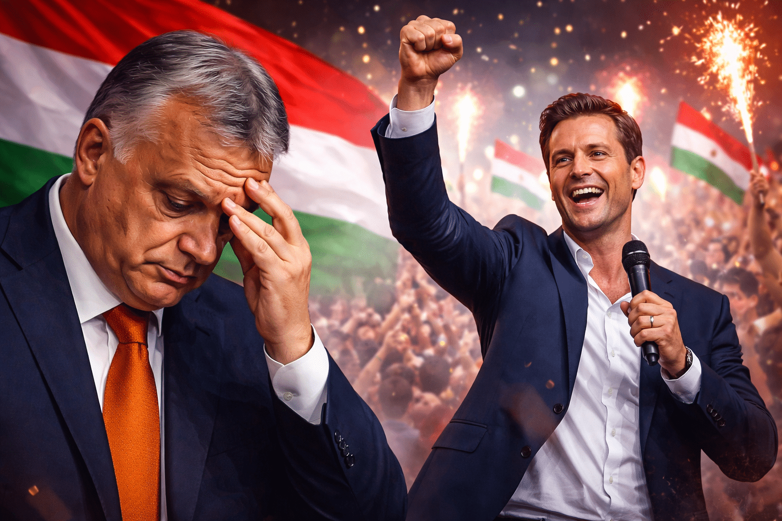 Po 16 latach nieprzerwanych rządów Viktor Orbán traci władzę, a jego Fidesz zostaje zepchnięty na margines parlamentu orban i magyar Po 16 latach Węgry mówią dość