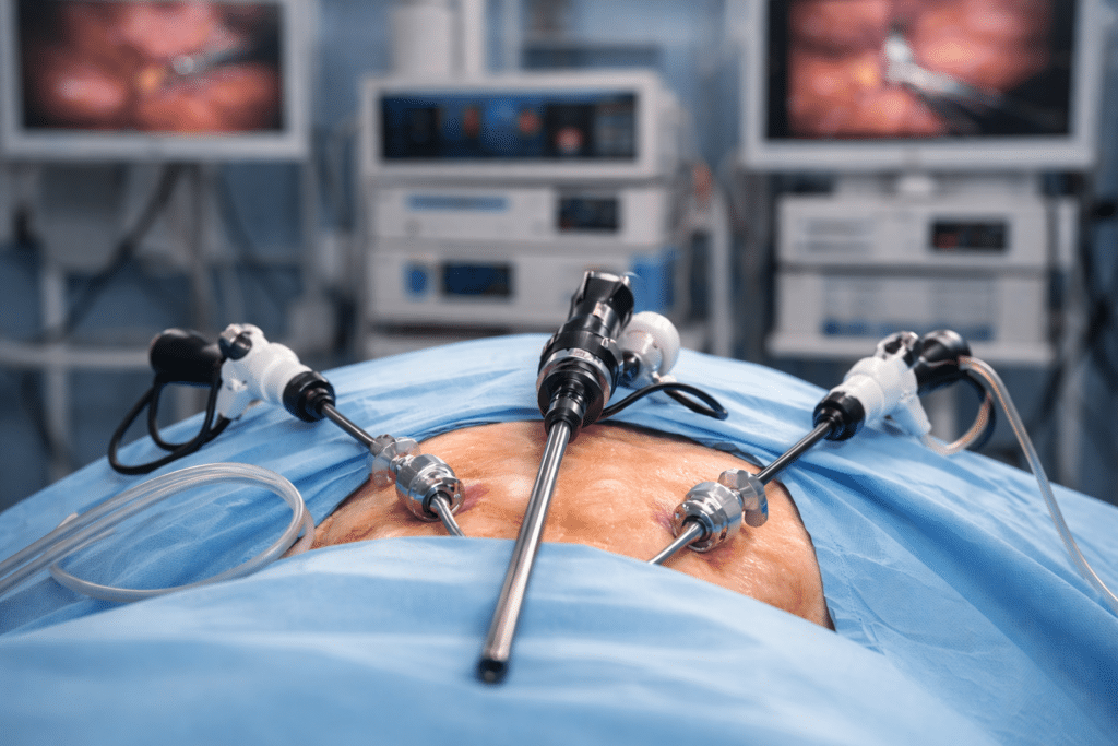 Laparoskop Szpital w Drezdenku jako jedyny w północnej części województwa lubuskiego wykonuje zabiegi metodą TAPP Drezdenko Jest sprzęt do leczenia przepuklin