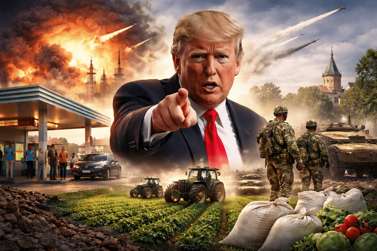 ilustracja AI  Między groźbą a geopolityką Konflikt Donalda Trumpa i konsekwencje dla Lubuskiego